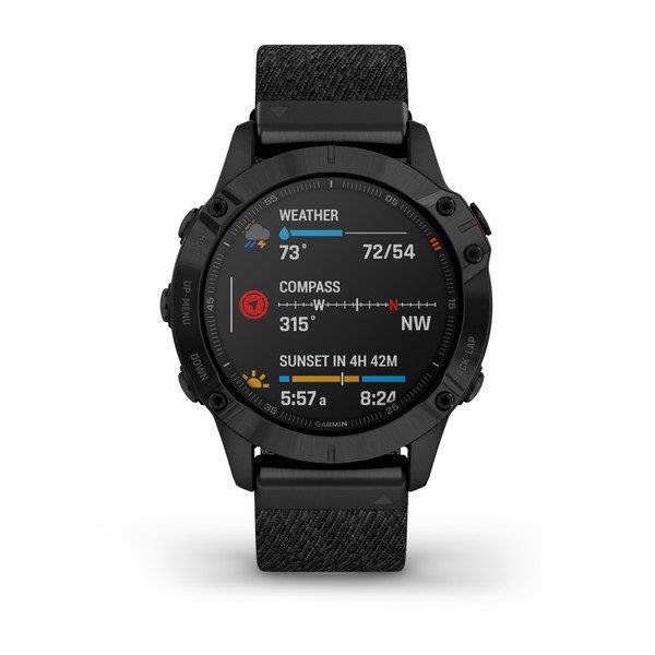 Reloj Garmin fenix 6 Sapphire Gray w/Black Band